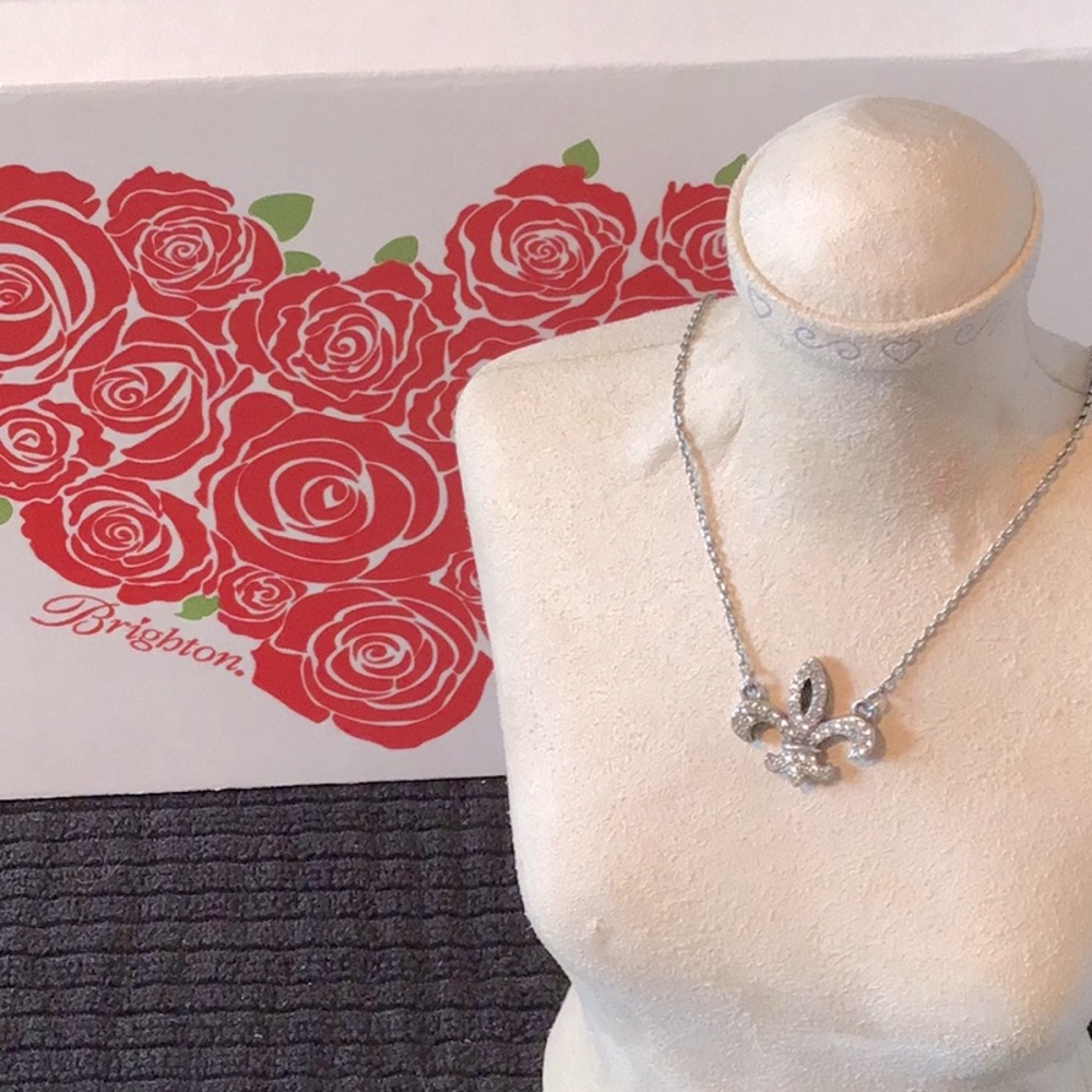 ❤️Brighton Necklace - Crystal Fleur de Lis (retired)